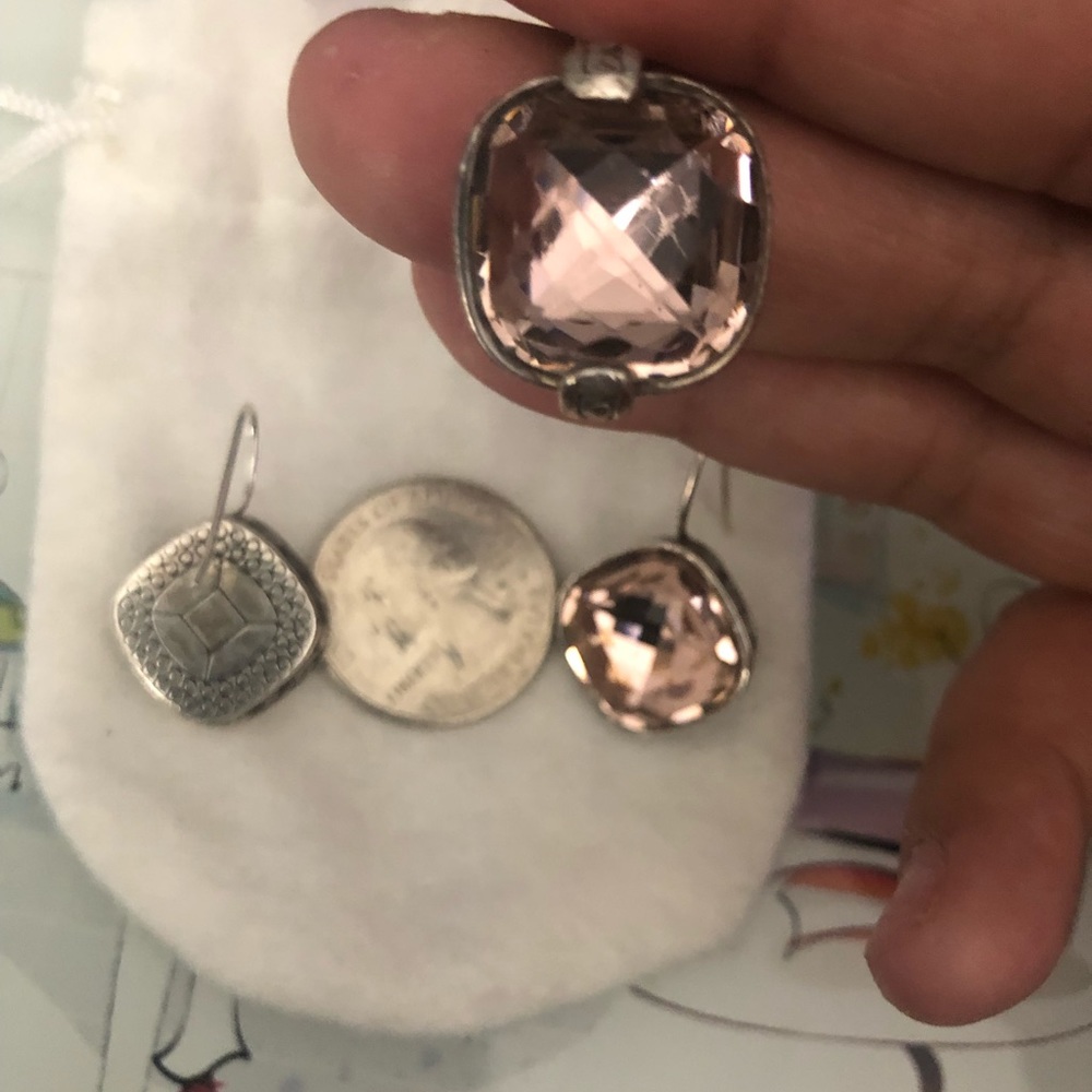 Brighton earrings and ring